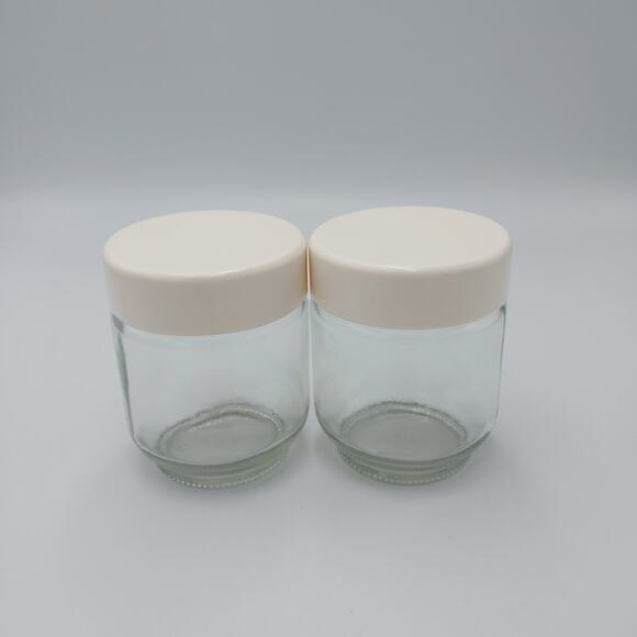 2‎ Euro Cuisine Yogurt Maker YM80/YM100 Replacement Screw Top Glass Jar - Picture 1 of 2